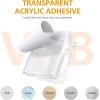 image110Pcs Cable Clips with Adhesive Tapes Wire Holder Organizer Cord Management for Car Office and Home by AGPTEK  ClearClear