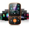 image32GB MP3 Player with Clip AGPTEK Bluetooth 50 Lossless Sound with FM Radio Voice Recorder for Sport Running Supports up to 128GB TF Card BlueOrange