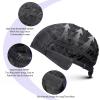 imageAGPTEK 13 Inches Straight Heat Resistant Short Bob Hair Wigs with Flat Bangs for Women Cosplay Daily Party  BlackRed