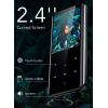 imageAGPTEK 32GB MP3 Player with Bluetooth 53 A19X 24quot Curved Screen Portable Music Player with Speaker Lossless Sound with FM Radio Voice Recorder Supports up to 128GB Blackblack