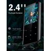 imageAGPTEK 32GB MP3 Player with Bluetooth 53 A19X 24quot Curved Screen Portable Music Player with Speaker Lossless Sound with FM Radio Voice Recorder Supports up to 128GB Blackblack