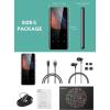 imageAGPTEK 32GB MP3 Player with Bluetooth 53 A19X 24quot Curved Screen Portable Music Player with Speaker Lossless Sound with FM Radio Voice Recorder Supports up to 128GB Blackblack