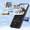 imageAGPTEK A02S 16GB MP3 Player 70 Hours Playback Lossless Sound Music Player Supports up to 128GB Dark BlueBlack