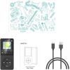 imageAGPTEK A02S 16GB MP3 Player 70 Hours Playback Lossless Sound Music Player Supports up to 128GB Dark BlueBlack