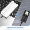 imageAGPTEK A02S 16GB MP3 Player 70 Hours Playback Lossless Sound Music Player Supports up to 128GB Dark BlueBlack