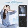 imageAGPTEK A02S 16GB MP3 Player 70 Hours Playback Lossless Sound Music Player Supports up to 128GB Dark BlueBlack