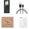 imageAGPTEK A02S 16GB MP3 Player 70 Hours Playback Lossless Sound Music Player Supports up to 128GB Dark BlueBlack