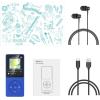 imageAGPTEK A02S 16GB MP3 Player 70 Hours Playback Lossless Sound Music Player Supports up to 128GB Dark BlueDeep blue