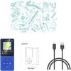 imageAGPTEK A02S 16GB MP3 Player 70 Hours Playback Lossless Sound Music Player Supports up to 128GB Dark BlueDeep blue