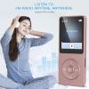 imageAGPTEK A02S 16GB MP3 Player 70 Hours Playback Lossless Sound Music Player Supports up to 128GB Dark BlueRose gold