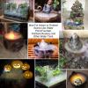 imageAGPTEK Aluminum Mist Maker Fogger Water Fountain Pond Rockery Fishtank Vase Birdbath Fog Atomizer Air Humidifier Ideal for Halloween and Other Festivals