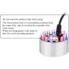 imageAGPTEK Aluminum Mist Maker Water Fountain Pond Fogger Air Humidifier Atomizer Mini Fog Machine with 12 Color Changing LED Lights