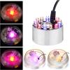 imageAGPTEK Aluminum Mist Maker Water Fountain Pond Fogger Air Humidifier Atomizer Mini Fog Machine with 12 Color Changing LED Lights
