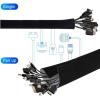 imageAGPTEK Cable Management Sleeve 118quot Super Long Neoprene Adjustable Cable Sleeves for TV Computer Cable Management Sleeves for PCHome TheaterSpeaker Home Entertainment Center