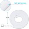 imageAGPTEK Cable Sleeve Cover 10ft  45 inch Desk Cord Organizer Cable Hider Home Office Wire Management Computer TV Wire Loom Tubing Pet Proof Cord Protector from Cat Dog Chewing BlackWhite