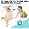 imageAGPTEK Cable Sleeve Cover 10ft  45 inch Desk Cord Organizer Cable Hider Home Office Wire Management Computer TV Wire Loom Tubing Pet Proof Cord Protector from Cat Dog Chewing BlackWhite