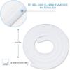 imageAGPTEK Cable Sleeve Cover 10ft  45 inch Desk Cord Organizer Cable Hider Home Office Wire Management Computer TV Wire Loom Tubing Pet Proof Cord Protector from Cat Dog Chewing BlackWhite