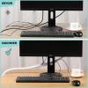 imageAGPTEK Cable Sleeve Cover 10ft  45 inch Desk Cord Organizer Cable Hider Home Office Wire Management Computer TV Wire Loom Tubing Pet Proof Cord Protector from Cat Dog Chewing BlackWhite