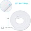 imageAGPTEK Cable Sleeve Cover 10ft  45 inch Desk Cord Organizer Cable Hider Home Office Wire Management Computer TV Wire Loom Tubing Pet Proof Cord Protector from Cat Dog Chewing BlackWhite
