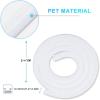 imageAGPTEK Cable Sleeve Cover 10ft  45 inch Desk Cord Organizer Cable Hider Home Office Wire Management Computer TV Wire Loom Tubing Pet Proof Cord Protector from Cat Dog Chewing BlackWhite