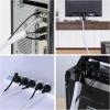 imageAGPTEK Cable Sleeve Cover 10ft  45 inch Desk Cord Organizer Cable Hider Home Office Wire Management Computer TV Wire Loom Tubing Pet Proof Cord Protector from Cat Dog Chewing BlackWhite
