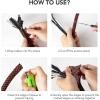 imageAGPTEK Cable Sleeve Cover 10ft  45 inch Desk Cord Organizer Cable Hider Home Office Wire Management Computer TV Wire Loom Tubing Pet Proof Cord Protector from Cat Dog Chewing BlackBlackRed