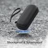 imageAGPTEK Carrying Case EVA Zipper Carrying Hard Case Cover for Digital Voice Recorders MP3 Players Storage Holder for 3D Printing Pen USB Cable Earphones Memory Cards U Disk BlackBlack