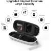 imageAGPTEK Carrying Case EVA Zipper Carrying Hard Case Cover for Digital Voice Recorders MP3 Players Storage Holder for 3D Printing Pen USB Cable Earphones Memory Cards U Disk BlackGray