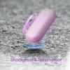 imageAGPTEK Carrying Case EVA Zipper Carrying Hard Case Cover for Digital Voice Recorders MP3 Players Storage Holder for 3D Printing Pen USB Cable Earphones Memory Cards U Disk BlackPurple