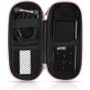 imageAGPTEK Carrying Case EVA Zipper Carrying Hard Case Cover for Digital Voice Recorders MP3 Players Storage Holder for 3D Printing Pen USB Cable Earphones Memory Cards U Disk BlackPink