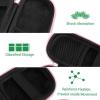 imageAGPTEK Carrying Case EVA Zipper Carrying Hard Case Cover for Digital Voice Recorders MP3 Players Storage Holder for 3D Printing Pen USB Cable Earphones Memory Cards U Disk BlackPink