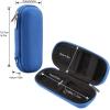 imageAGPTEK Carrying Case EVA Zipper Carrying Hard Case Cover for Digital Voice Recorders MP3 Players Storage Holder for 3D Printing Pen USB Cable Earphones Memory Cards U Disk BlackBlue