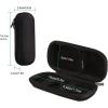 imageAGPTEK Carrying Case EVA Zipper Carrying Hard Case Cover for Digital Voice Recorders MP3 Players Storage Holder for 3D Printing Pen USB Cable Earphones Memory Cards U Disk BlackBlack