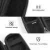 imageAGPTEK Carrying Case EVA Zipper Carrying Hard Case Cover for Digital Voice Recorders MP3 Players Storage Holder for 3D Printing Pen USB Cable Earphones Memory Cards U Disk BlackGray
