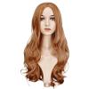 imageAGPTEK Cosplay Synthetic Wavy Wigs M3GAN Wig 275inch Middle Part CurlyHeat Resistant Fiber Soft and Smooth Texture Perfect for HalloweenCosplay and Festive Decorations