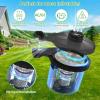 imageAGPTEK Electric Air PumpPortable Air Pump with 3 Nozzles 45kPa QuickFill110V AC12V DC InflatorDeflator Pumps for Outdoor Camping Inflatable Air Mattress Beds Boats Swimming Ring