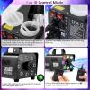 imageAGPTEK Fog Machine 500W Portable Led Smoke Machine with Lights Red Blue Green ampamp Wireless Remote Control for Halloween Christmas Wedding Parties DJ Performance ampamp Stage Show