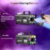 imageAGPTEK Fog Machine 500W Portable Led Smoke Machine with Lights Red Blue Green ampamp Wireless Remote Control for Halloween Christmas Wedding Parties DJ Performance ampamp Stage Show