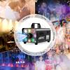 imageAGPTEK Fog Machine 500W Portable Led Smoke Machine with Lights Red Blue Green ampamp Wireless Remote Control for Halloween Christmas Wedding Parties DJ Performance ampamp Stage Show