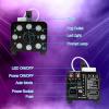 imageAGPTEK Fog Machine 500W Portable Led Smoke Machine with Lights Red Blue Green ampamp Wireless Remote Control for Halloween Christmas Wedding Parties DJ Performance ampamp Stage Show
