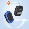 imageAGPTEK G02 8GB Clip MP3 Player with FM Shuffle Portable Music Player with Sweatproof Silicone Case for Sports BlueBlue