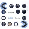 imageAGPTEK MP3 MP4 Player Case for 24 inch MP3 Player for Graciosofor ChenFecfor Safuciivfor RUIZUfor Aiworth and Other MP3 Players Under 24 inch Portable Case with Metal Carabiner ClipBlack