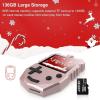 imageAGPTEK MP3 Player for Kids Portable 8GB Music Player with Builtin Speaker FM Radio Voice Recorder Expandable Up to 128GB Rose GoldK1Rose Gold