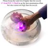 imageAGPTEK Mist Maker Fogger Water Fountain Pond Fog Machine Atomizer Air Humidifier with 12 LED Light Color Change for Office Home Room Car Black