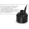 imageAGPTEK Mist Maker Fogger Water Fountain Pond Fog Machine Atomizer Air Humidifier with 12 LED Light Color Change for Office Home Room Car Black