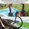 imageAGPTEK Paddle Board Pump 20PSI Digital Electric Air Pump for Inflatables Sup Pump 12V DC Car Connector Intelligent Dual Stage ampamp AutoOff Function Great for Paddle Boards Inflatable Boats Kayaks