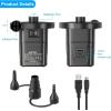 imageAGPTEK Rechargeable Air Pump Electric Air Pump 4000mAh Battery QuickFill Inflator ampamp Deflator with 3 Nozzles Lightweight ampamp Portable Perfect for Air Beds Air Mattresses Pool Toys ampamp Inflatable