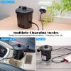imageAGPTEK Rechargeable Air Pump Electric Air Pump 4000mAh Battery QuickFill Inflator ampamp Deflator with 3 Nozzles Lightweight ampamp Portable Perfect for Air Beds Air Mattresses Pool Toys ampamp Inflatable