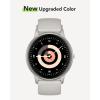imageAGPTEK Smart Watch for WomenAnswerMake Calls  Smartwatch for Android iOS Phones with Heart Rate Sleep Monitor Step Counter Fitness Tracker Watch with 100 Sports Modes PinkStarry Silver