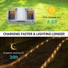 imageAGPTEK Solar Driveway Lights 12 Pack Outdoor Deck Dock Marine LED Solar Powered Waterproof Driveway Marker Lights for Warning Step Sidewalk Pathway Garden Yard Warm WhiteWarm White